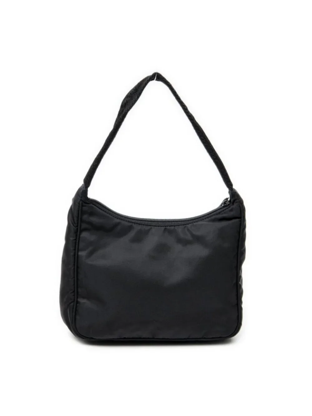 Prada Mini Zip Hobo Black Nylon Canvas - Picture 15 of 15